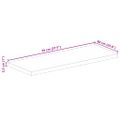 vidaXL Stolová doska 70x60x2,5 cm obdĺžnik masívna akácia