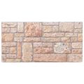 vidaXL Nástenné panely 10 ks 100 x 50 cm Svetlohnedá a biela EPS pena