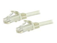 Category 6 - 24AWG (N6PATC3MWH) - Patch kábel - RJ-45 (M) do RJ-45 (M) - 3 m - UTP - CAT 6 - lisovaný, prevedenie bez hrbolčekov - biela