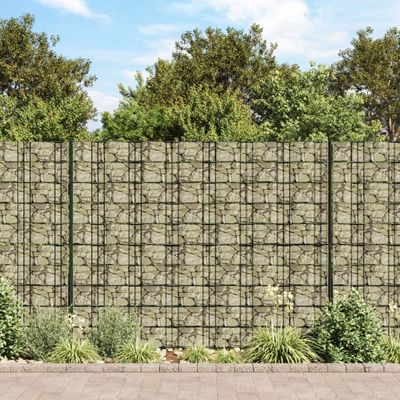 vidaXL Ochranné pásy proti hmyzu s kamenným vzhľadom, sivé, 70x0,19 m, PVC
