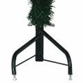 vidaXL Rohový umelý vianočný stromček zelený 210 cm PVC