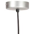 vidaXL Závesná lampa 25 W, strieborná, okrúhla 28,5 cm E27