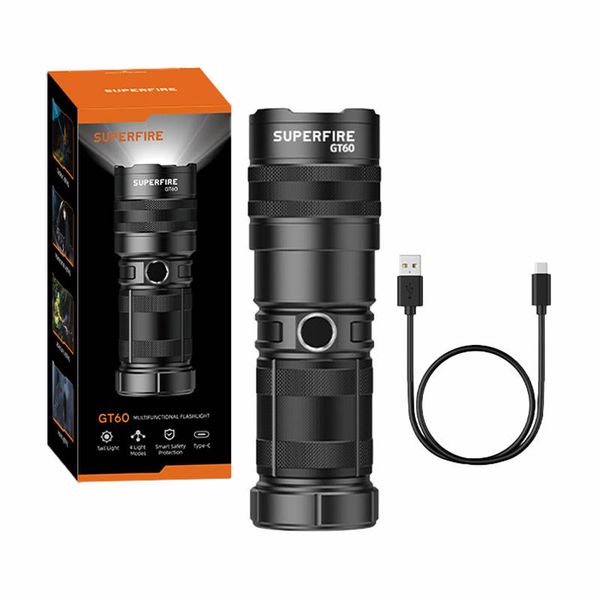 Baterka Superfire GT60 – 2600 lm, 2 režimy, USB-C