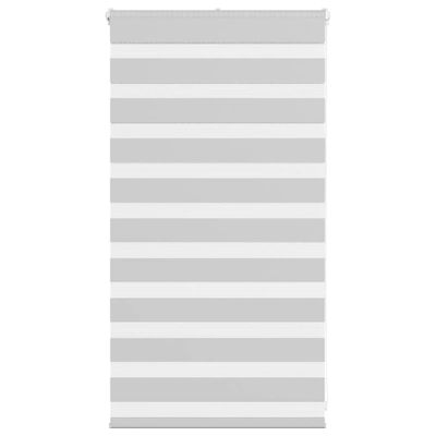 vidaXL Zebra roleta svetlosivá 80x100 cm šírka látky 75,9 cm polyester