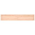 vidaXL Kúpeľňová doska 220x40x(2-6) cm neošetrený masív