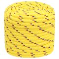 vidaXL Lodné lano žlté 18 mm 25 m polypropylén