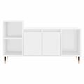 vidaXL TV skrinka biela 100x35x55 cm spracované drevo
