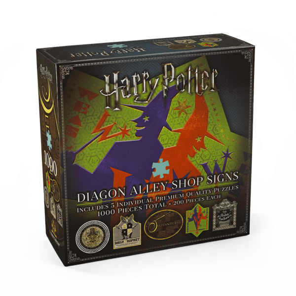 Puzzle Harry Potter Diagon Alley Shop Signs, 5x200 dielikov