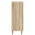vidaXL Servírovacia skriňa so zásuvkou Dub sonoma 66 x 34,5 x 95 cm