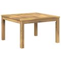vidaXL Konferenčný stolík Biela 60 x 60,5 x 36 cm Pevné akáciové drevo