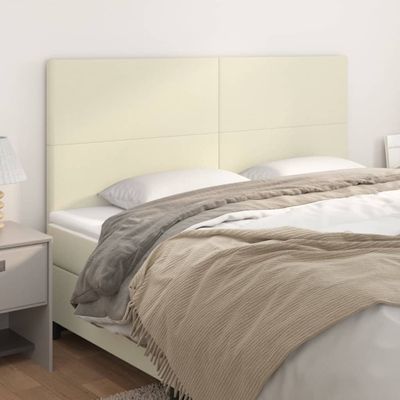 vidaXL Čelo postele hnedé 200x5x118/128 cm umelá koža