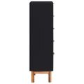vidaXL Komoda 45x32x115 cm akáciový masív a MDF