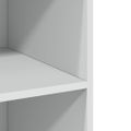 vidaXL Vysoká skrinka biela 70x41x185 cm kompozitné drevo