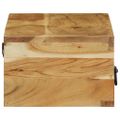vidaXL Nástenná TV skrinka 100x30x19 cm masívna akácia