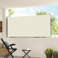 vidaXL Zaťahovacia bočná markíza 117x314 cm béžová