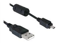 Napájací kábel USB - USB s pínmi (male) do konektora pre digitálny fotoaparát s pínmi (male)