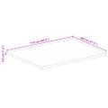 vidaXL Stolová doska živá hrana 110x80x3,8 cm masívne mango