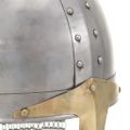 vidaXL Križiacka rytierska prilba pre LARP starožitná replika strieborná oceľ