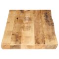 vidaXL Stolová doska živá hrana 100x40x2,5 cm masívny surový mangovník