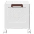 vidaXL stohovateľný úložný box s kolieskami 28 L 48,5x29,5x33 cm