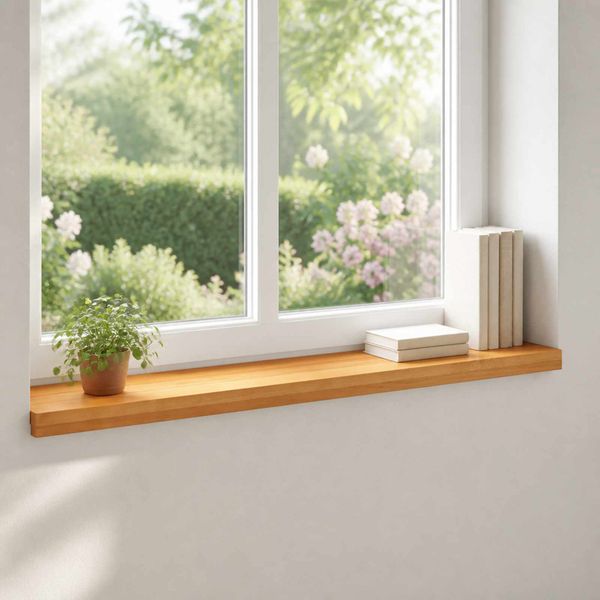 vidaXL Parapety 2 ks Svetlohnedá 80 x 30 x 2 cm Masívne bukové drevo