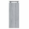 vidaXL Konzolový stolík sivý dub sonoma 80x30x80 cm spracované drevo