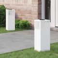 vidaXL Solárne LED svetlo na chodník 2 ks Teplá biela 18 x 18 x 50 cm