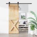 vidaXL Posuvné dvere Prírodná a čierna 70 x 210 cm