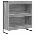 vidaXL Knižnica 80 x 30 x 86,5 cm Kompozitné drevo Sivý Sonoma