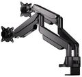 Endorfy držák monitorů Atlas GS Pro Double / 2 monitory max. 16 kg a 34"/42" / pivot / VESA / plynová pružina / Držák, VESA, stolní, pro dva monitory, úhloprícka až 34"/42, nosnost 2× 16kg, náklon -35° až +25°, otácení ±90°, pivot ±180°, rot