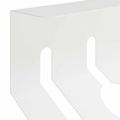vidaXL Úložný box na káble pod stôl 2 ks Biela 44 x 11,5 x 13,5 cm