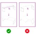 vidaXL Stolová doska bledohnedá 140x60x(2-4) cm ošetrený masívny dub