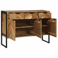 vidaXL Servírovacia skriňa 100 x 30 x 75 cm Akáciový masív