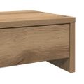 vidaXL Stojan na monitor a zásuvky dub artisian 50x27x15cm komp. drevo