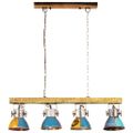 vidaXL Industriálna stropná lampa 25 W farebná 111 cm E27