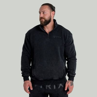 Mikina Washed Black - STRIX, veľkosť S, veľkosť oblečenia S