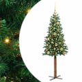 vidaXL Úzky vianočný stromček Zelená 150 cm