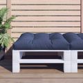 vidaXL Podložka na paletový nábytok kráľovská modrá 80x80x12cm látka