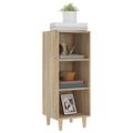 vidaXL Komoda dub sonoma 34,5x32,5x90 cm spracované drevo