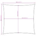 vidaXL Tieniaca plachta, oxford, štvorcová 3,6x3,6 m, béžová