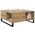 vidaXL Konferenčný stolík Remeselný dub 80 x 80 x 36,5 cm