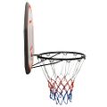 vidaXL Basketbalová doska čierna 90x60x2 cm polyetén