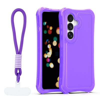 Puzdro Safepop s popruhom pre Samsung Galaxy S26 fialové