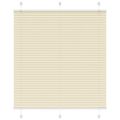 vidaXL plisovaná roleta krémová 115x100 cm Šírka látky 114,4 cm