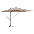 vidaXL Roma Parasol 286 x 284 x 270 cm Hliník a polyester Obdĺžnikový