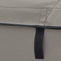 vidaXL Strieška Bimini s 3 oblúkmi a stenami 183x(137-152)x137 cm