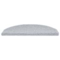 vidaXL Samolepiace schodové rohože 15 ks 80 x 24,5 x 3,5 cm Svetlosivá