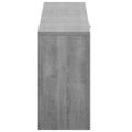 vidaXL Lavica na topánky sivá sonoma 80x24x45 cm spracované drevo