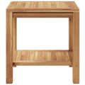 vidaXL Konferenčný stolík Hnedá 45 x 45 x 45 cm Husté teakové drevo