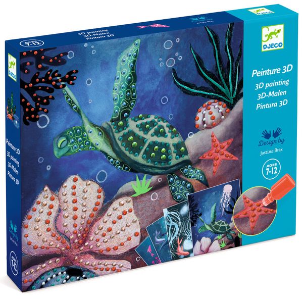 3D maľovanie Pod morskou hladinou